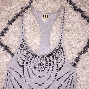 💞Haute Hippie sexy night out tank